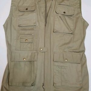 Safari Vest Khaki Mens 2x Jamboree Boutique